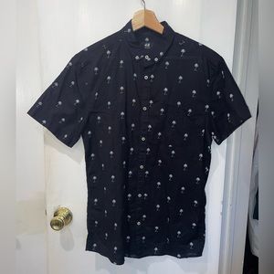 H&M Printed Palm Tree Shirt